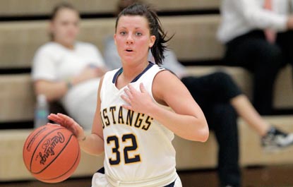 Photo of Mount Mercy women's basketball player Emily Greiner