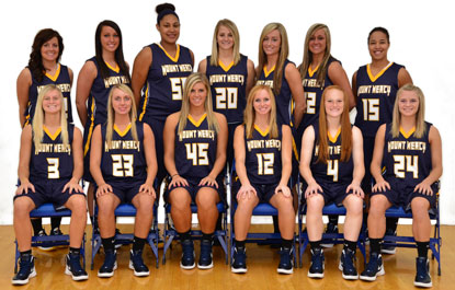 Photo of the 2011-12 Mount Mercy women's basketball team