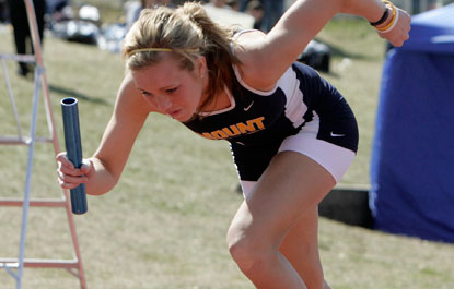 Jacqueline Kane is the fourth all-American in school history after her performance today in the 600 meters.