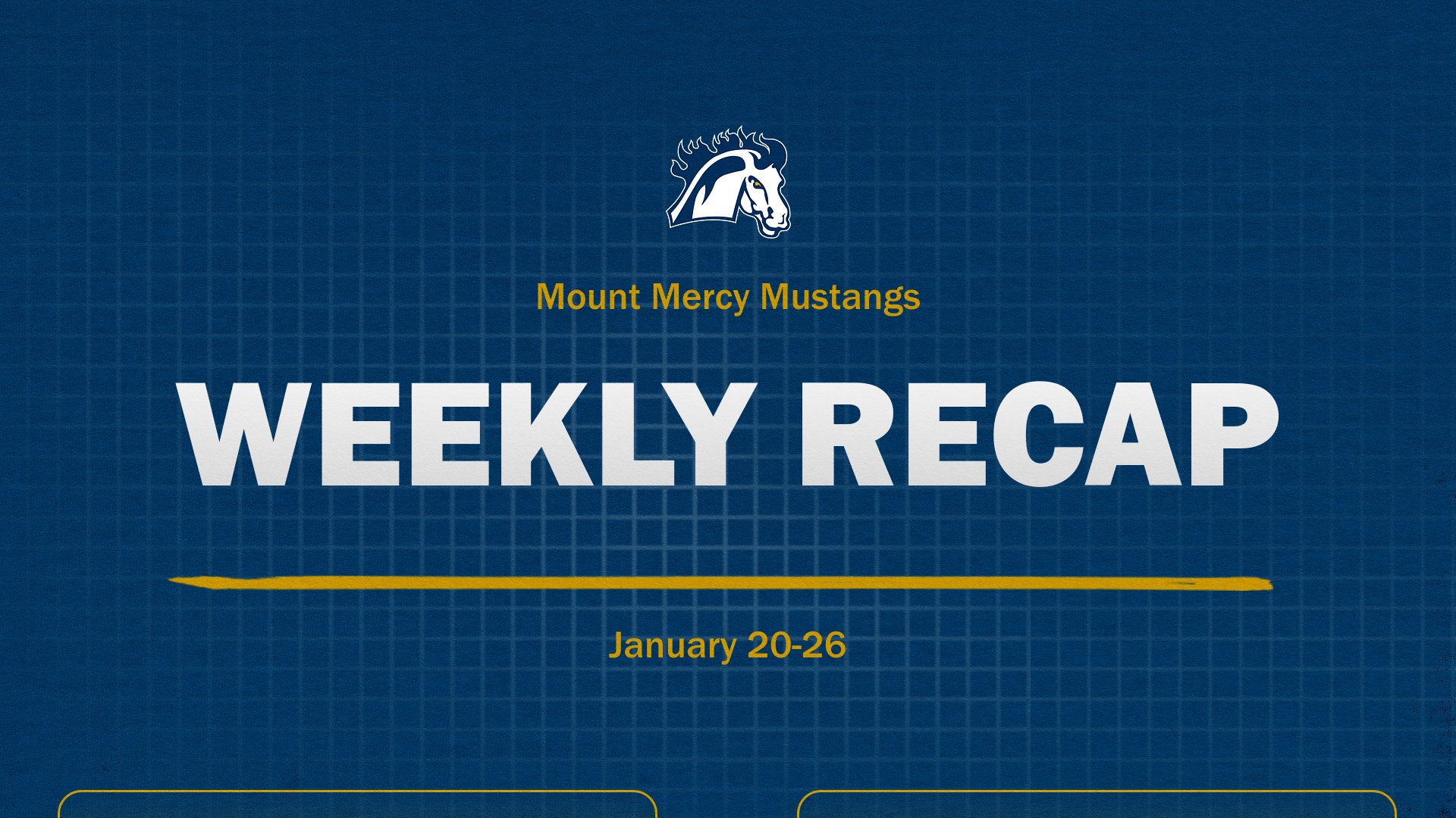 Mustang Weekly Recap (January 20-26)