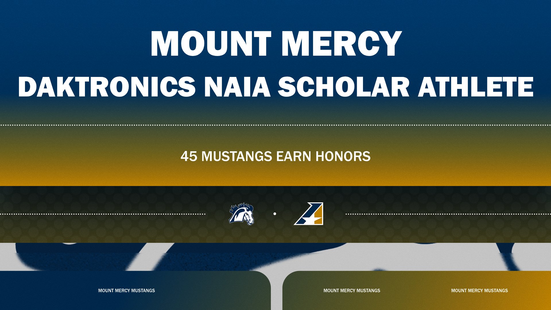 45 Mustang Student-Athletes Earn Daktronics NAIA Winter Scholar-Athlete