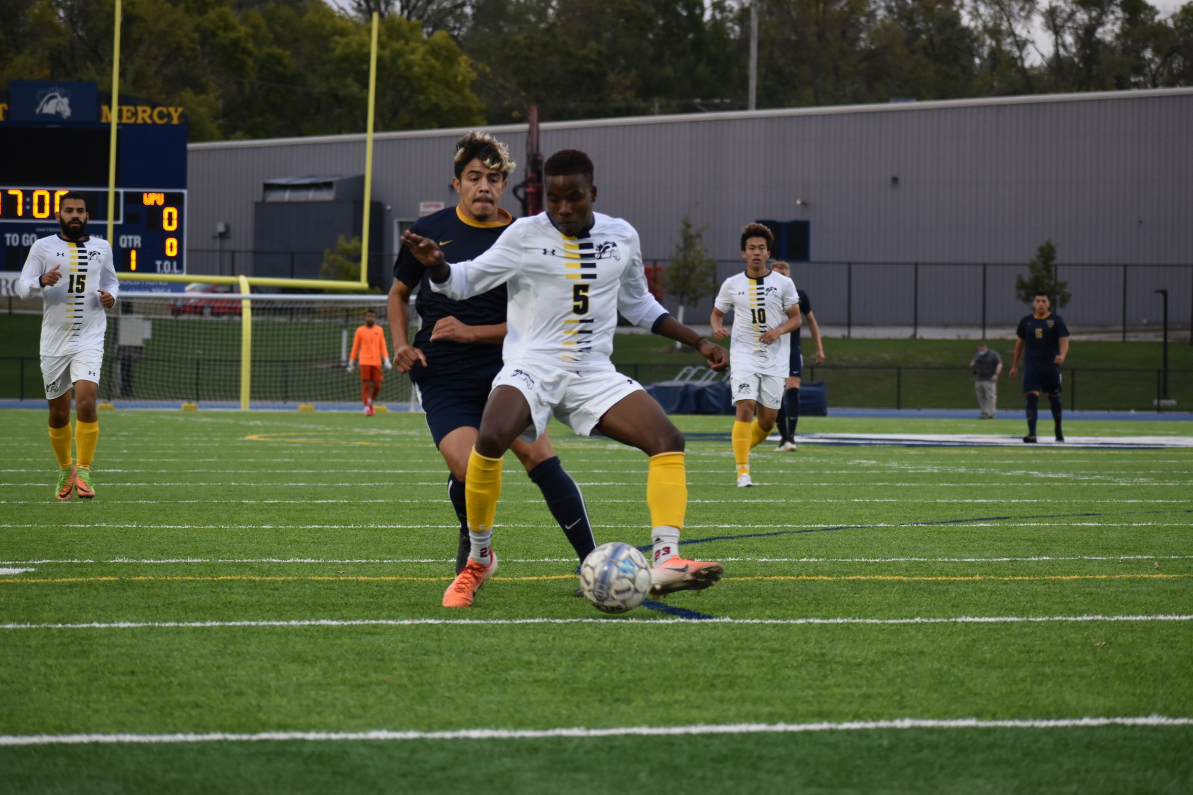 Second-half goals send Mustangs to first defeat