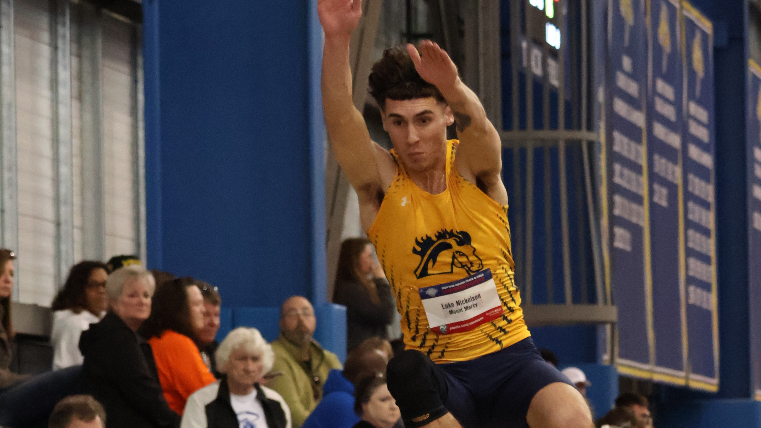 Nickelson's performance caps indoor nationals for Mustangs