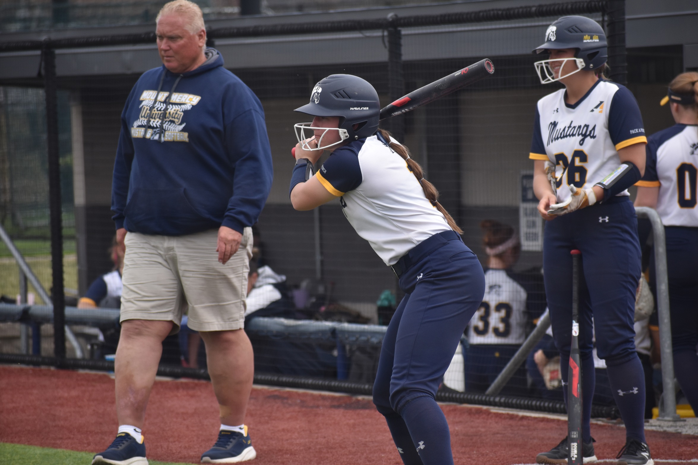 Mustangs Take One of Two Against Statesmen in Home Finale