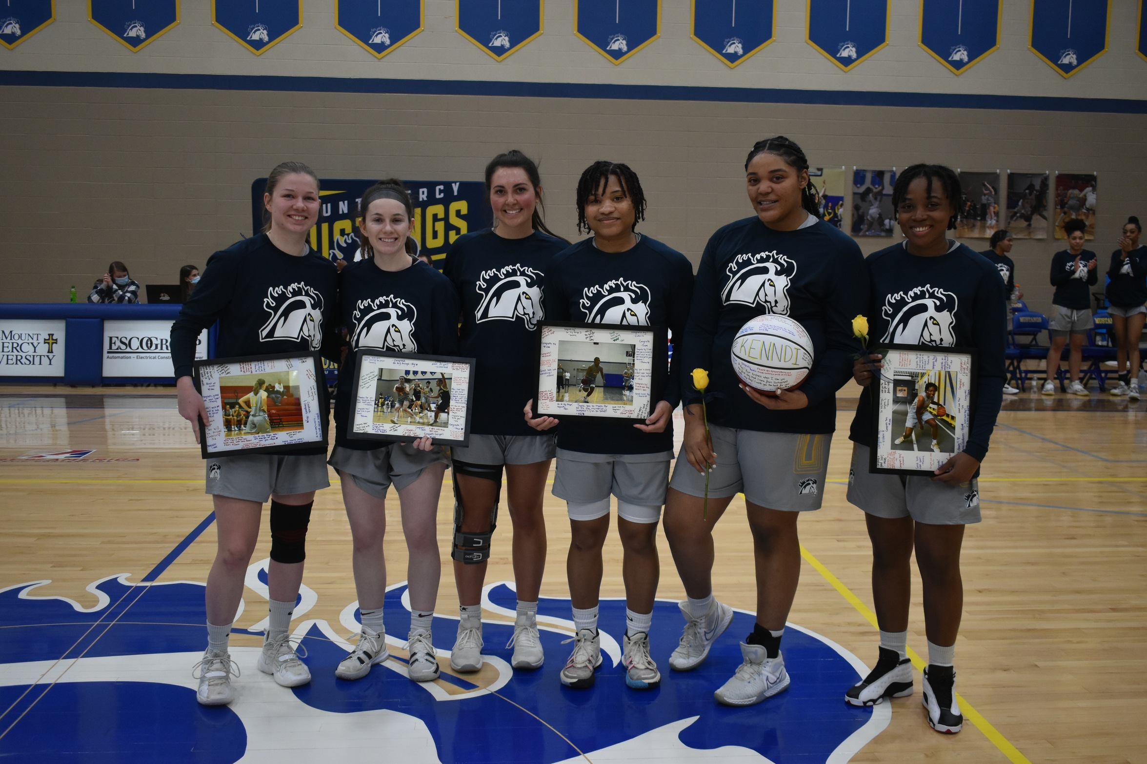 Mustangs falter in second half of home finale but earn #3 seed in Heart quarterfinal