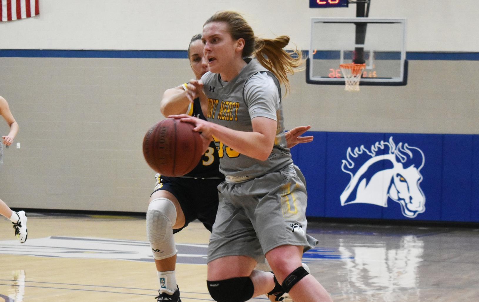 Mustangs pounded in the paint in loss to Pioneers