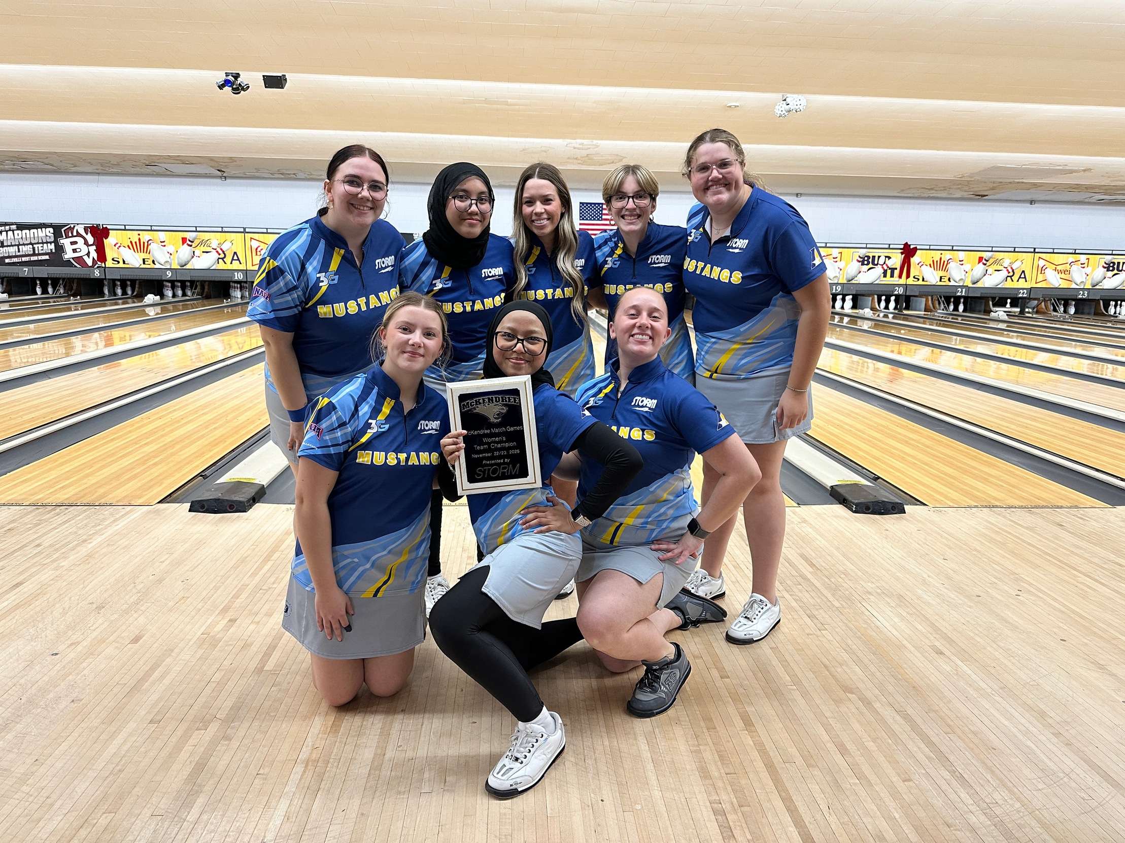 Mustangs Place First in Qualifying as Dickson and Mat Aris Earn All-Tournament Nods