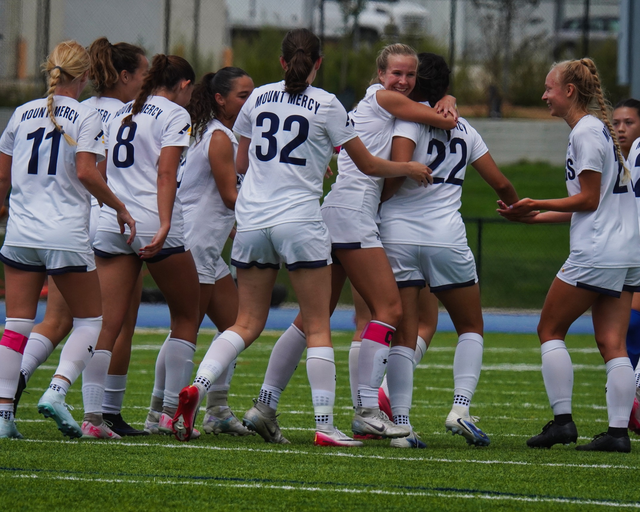 Campbell Scores Game Winner as Mustangs Open Heart Play Victorious