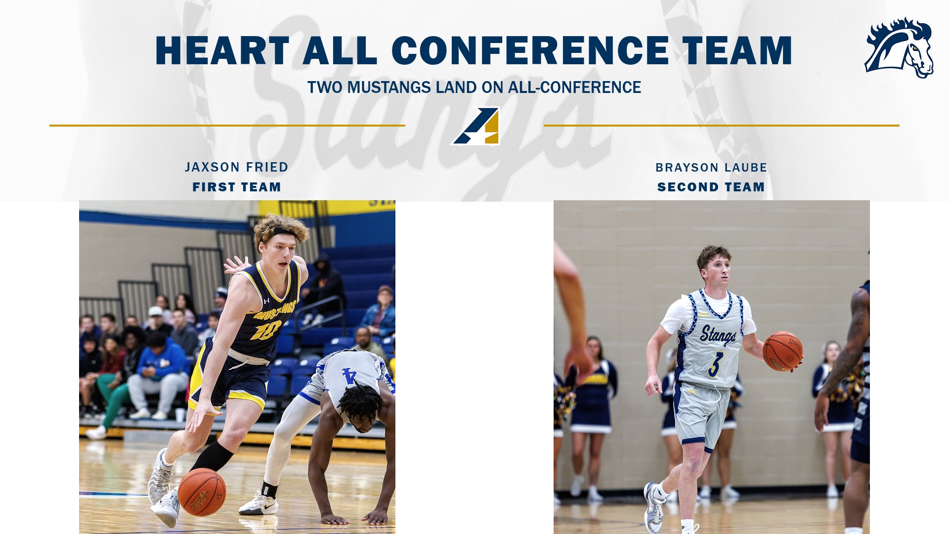 Fried and Laube Earn All-Conference Honors