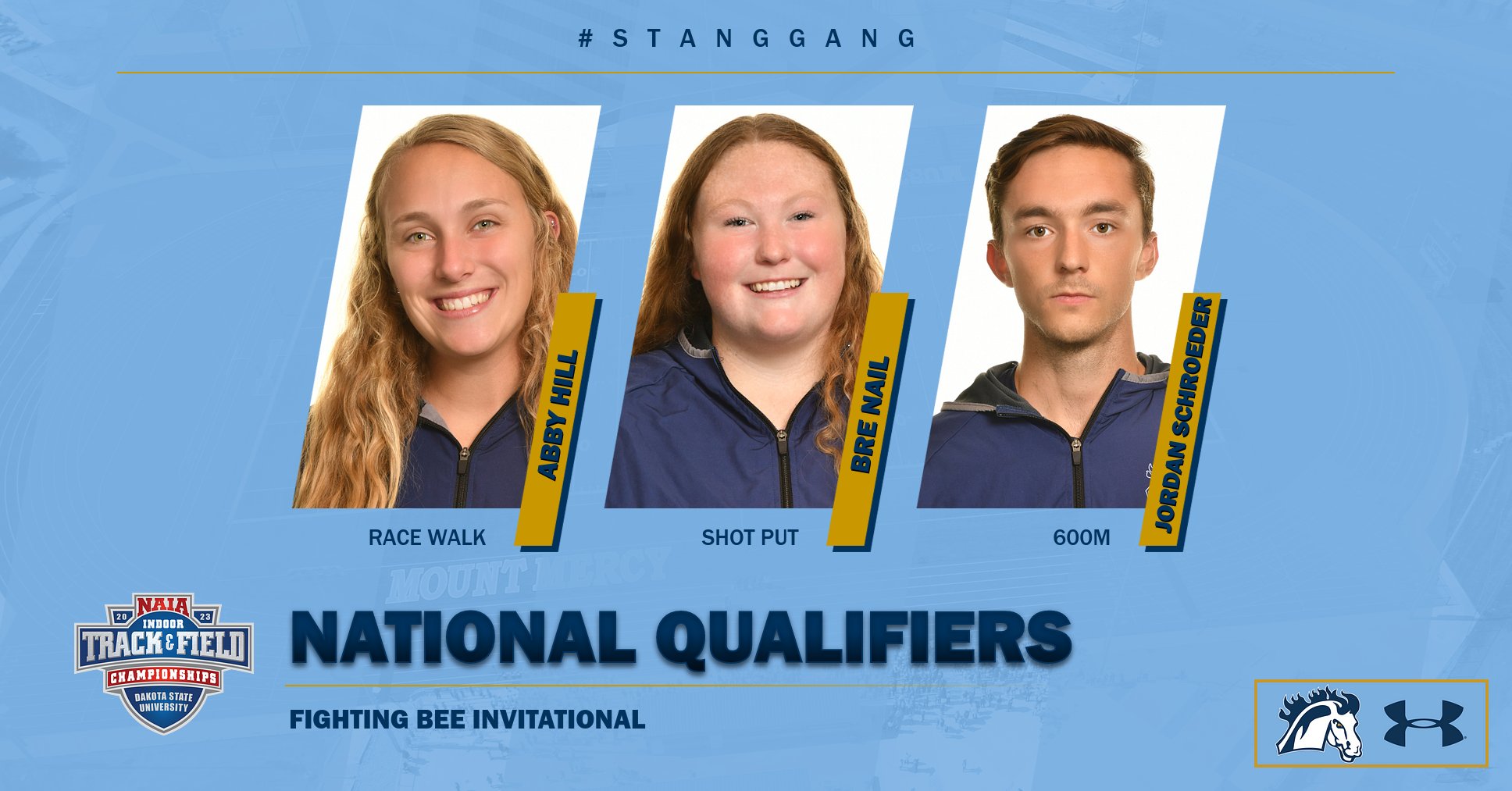 Hill, Nail, Schroeder qualify at Fighting Bee Invitational