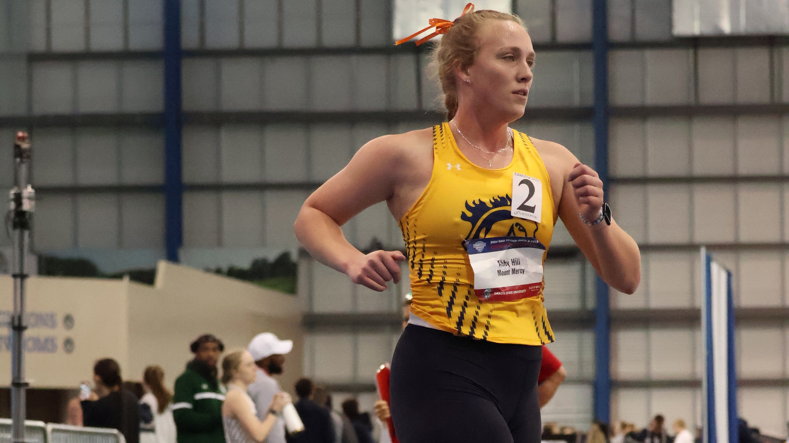 Nickelson's performance caps indoor nationals for Mustangs