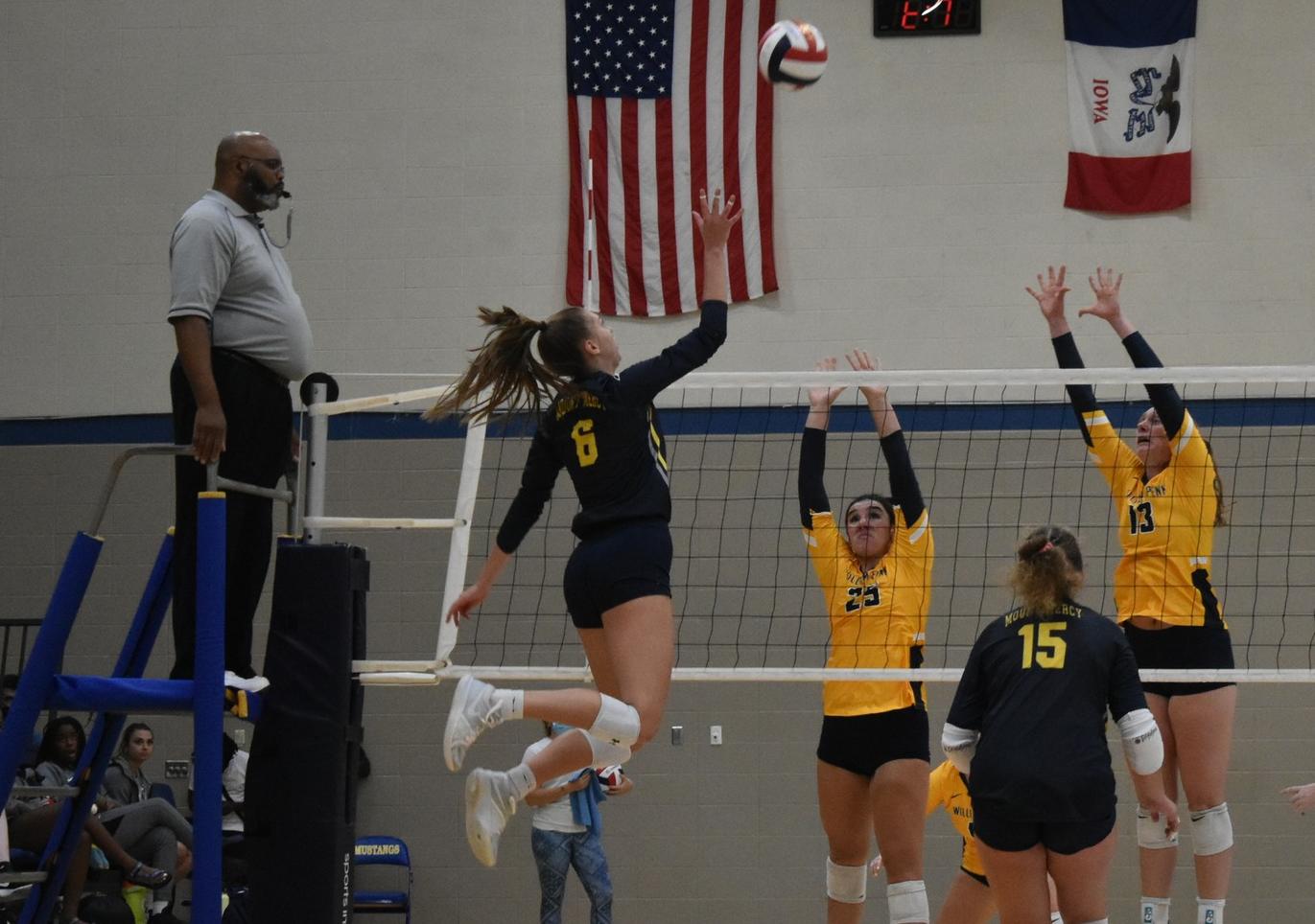 Mustangs top Statesmen in conference opener